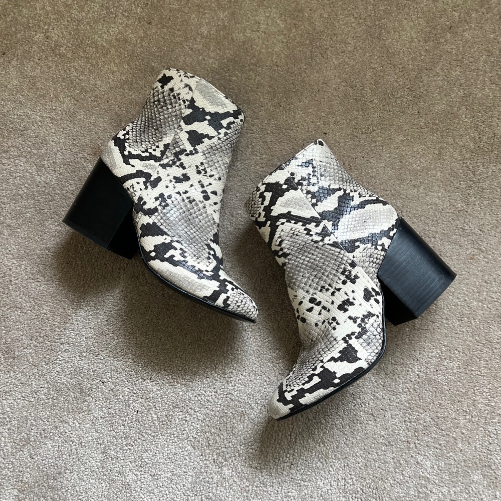 Madden Girl Snakeskin Booties
